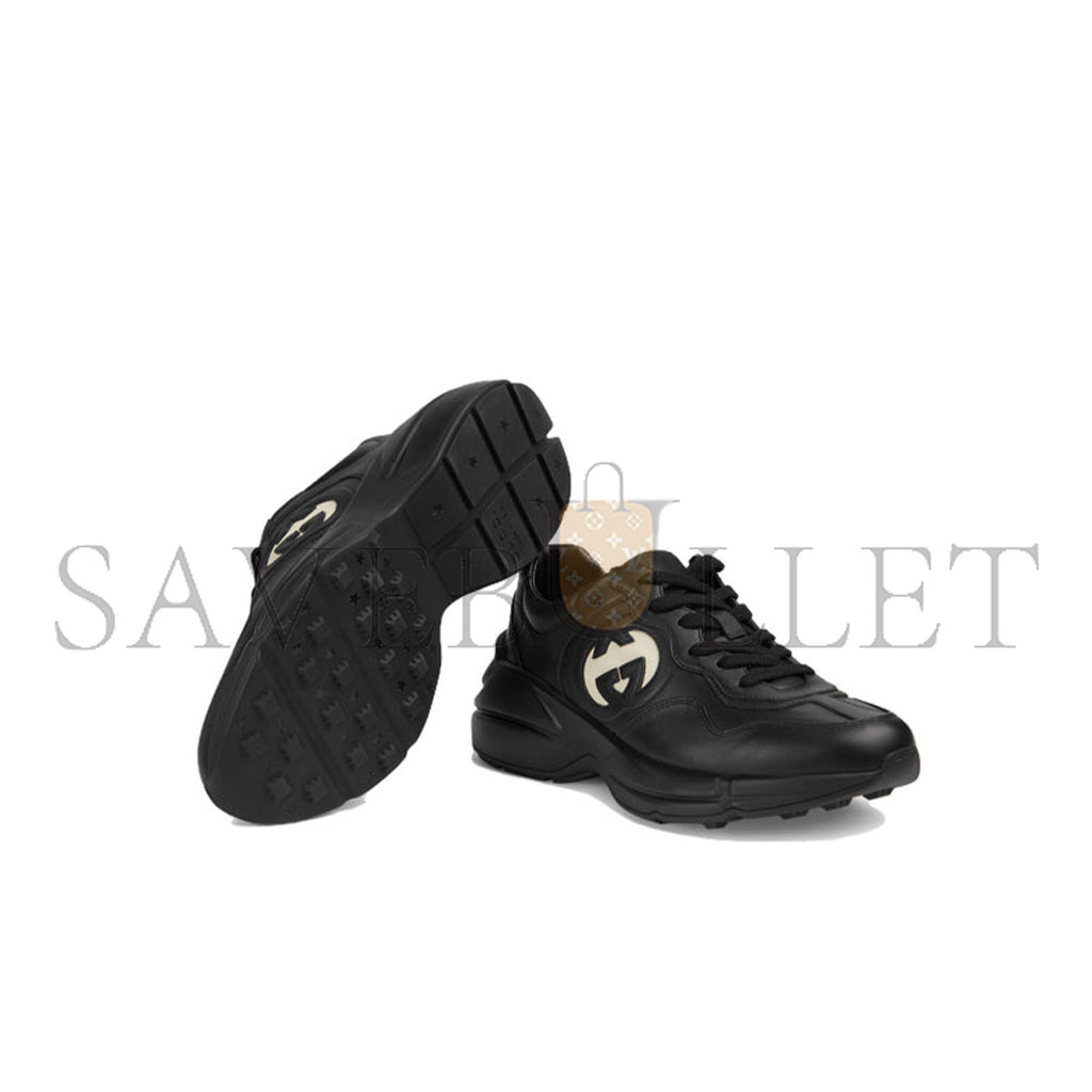 G*u*i rhyton leather sneakers